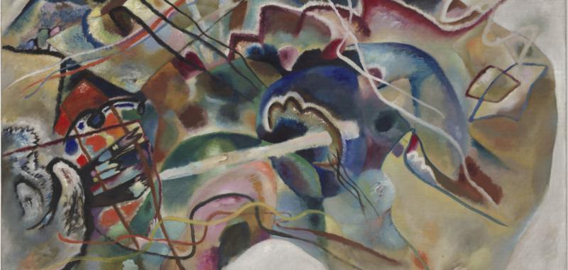 Pintura con borde blanco (Bild mit weißem Rand), mayo de 1913