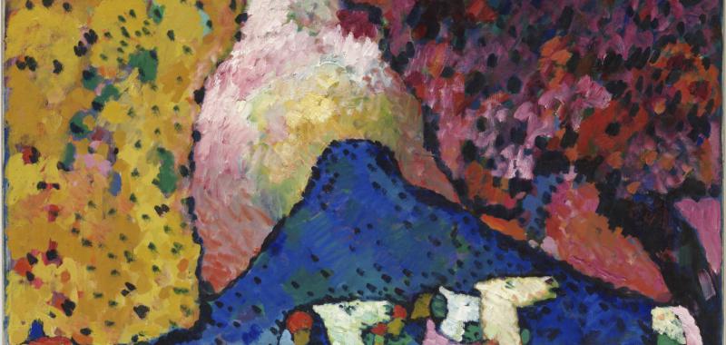 La montaña azul (Der blaue Berg), 1908–09