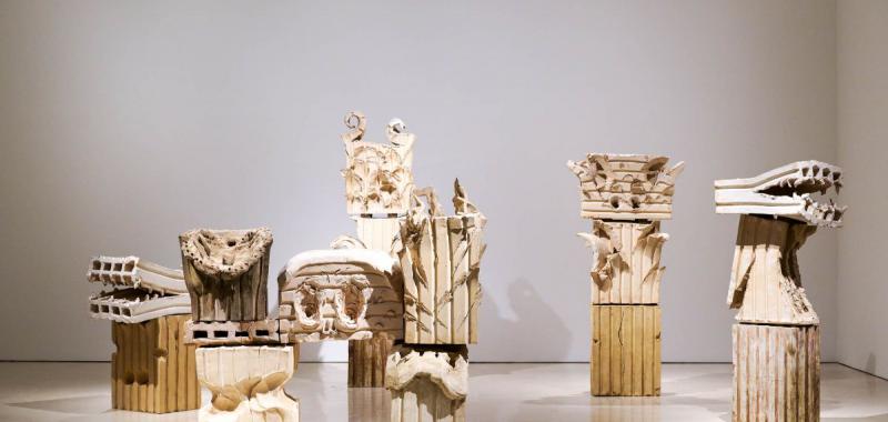 Vista de la sala de la exposición Miquel Barceló.Metamorfosis
