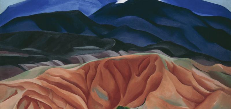 Paisaje de Black Mesa, Nuevo México, 1930