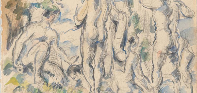 Bathers. Paul Cézanne.