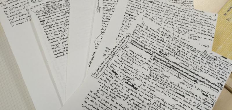 Manuscritos de Camilo José Cela