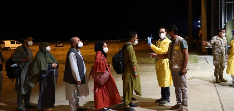 Llega a Torrejón el primer vuelo con repatriados de Afganistán
