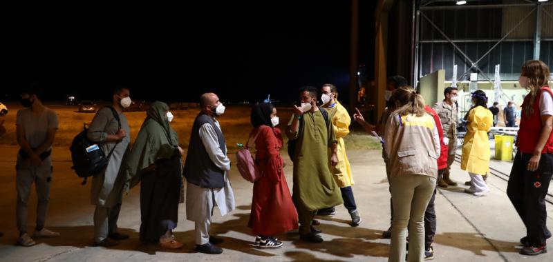 Llega a Torrejón el primer vuelo con repatriados de Afganistán