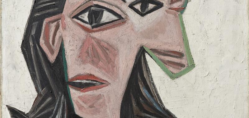 Busto de mujer con sombrero, 1937