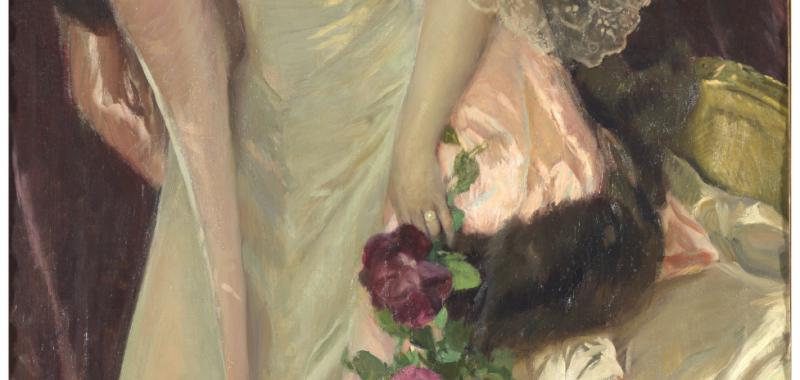 Mercedes Mendeville, condesa de San Félix, de Joaquín Sorolla