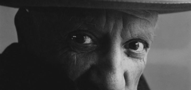 Irving Penn, Pablo Picasso en la villa La Californie, Cannes, 1959