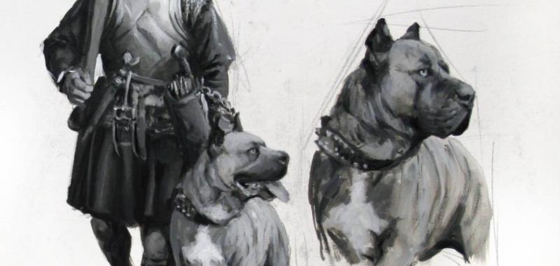 Boceto - El Perro de Rocroi.