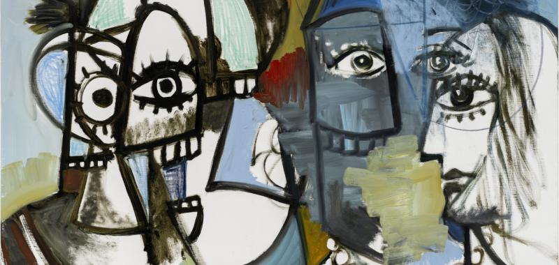 George Condo (1957) The Conversation
