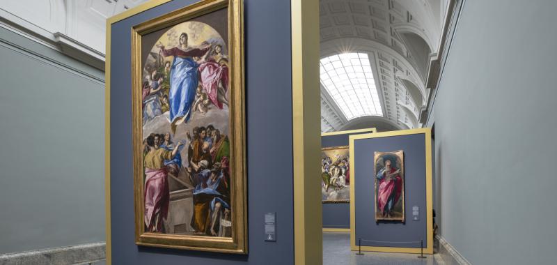 Imagen de las salas de la exposición “El Greco. Santo Domingo el Antiguo”