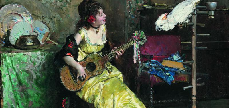 Dama con loro, c. 1872