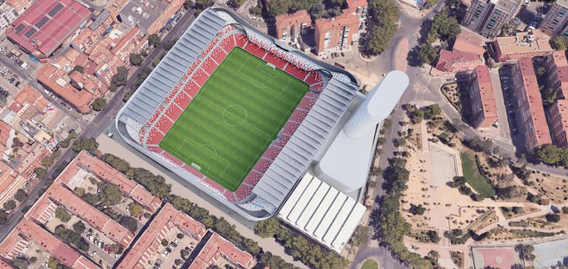 Propuesta de remodelación del estadio del Rayo Vallecano