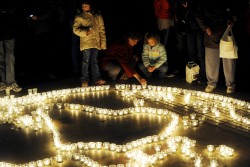 La hora del Planeta en Albacete. (Efe)