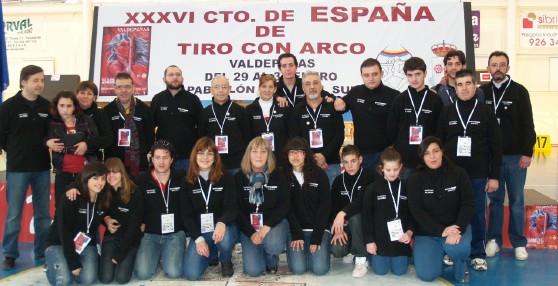 Participantes en el XXXVI Campeonato Nacional de Arco en Valdepeñas. Martín-Miguel Rubio
