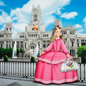 Cuadro de la exposición Popsport.