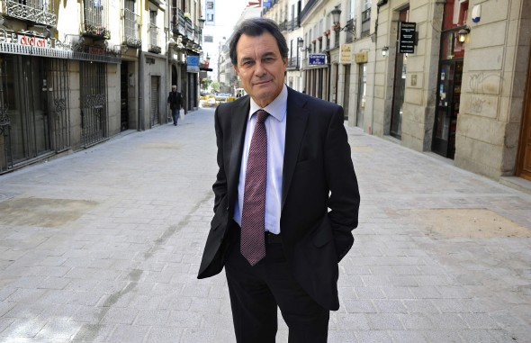Artur Mas, líder de CiU, recibe a EL IMPARCIAL en el Hotel Catalonia Las Cortes, en Madrid. Manuel Engo