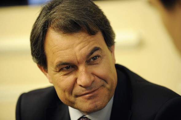 Artur Mas, líder de CiU, recibe a EL IMPARCIAL en el Hotel Catalonia Las Cortes, en Madrid. Manuel Engo