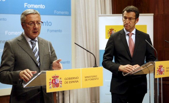 Blanco y Feijóo. Efe