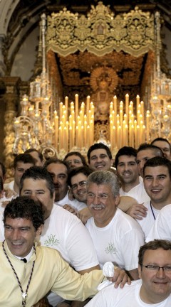 Antonio Banderas nunca falta a su cita con Málaga. Efe