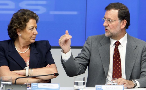Rita Barberá y Mariano Rajoy. Efe