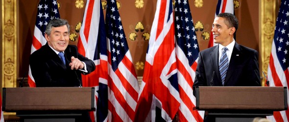 Barack Obama y Gordon Brown. Efe