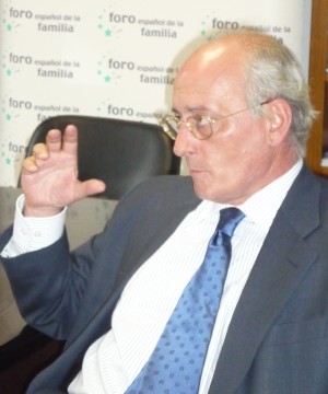 Benigno Blanco, presidente del Foro Español de la Familia.
