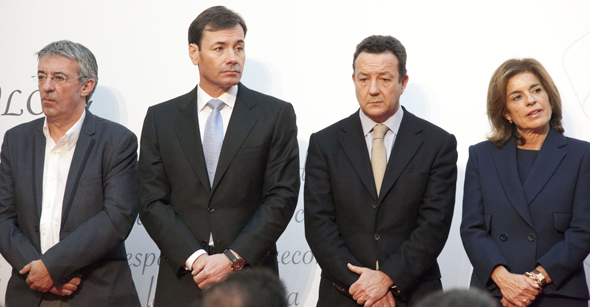 La alcaldesa de Madrid, Ana Botella, durante el acto.