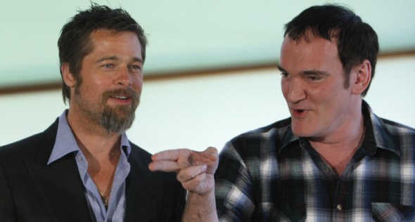 Brad Pitt y Quentin Tarantino (Efe)