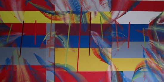 LIF (2008) Jose Manuel Broto. Óleo sobre lienzo, tríptico