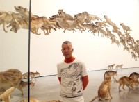 Cai Guo-Qiang con sus 