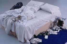 My bed, de Tracey Emin, nominada al Premio Turner en 1999