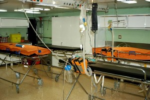 Sala de camillas del buque 