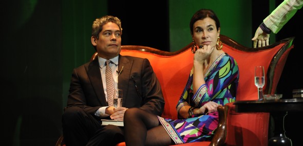 Boris Izaguirre y Carmen Posadas (Foto: Manuel Engo)