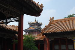 Detalle de uno de los edificios de la Ciudad Prohibida.