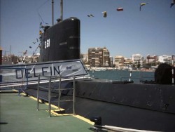 El submarino Delfin se encuentra abierto al público en Torrevieja