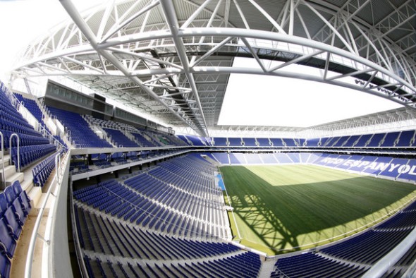 Nuevo estadio del Espanyol de Barcelona.