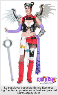 La cosplayer española Estela Espinosa logró el tercer puesto en la final europea del EuroCosplay 2011
