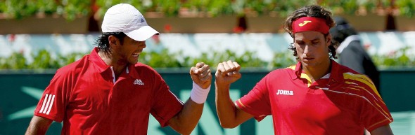 Feliciano López y Fernando VErdasco se mostraron sólidos para ganar a Alemania (Efe)