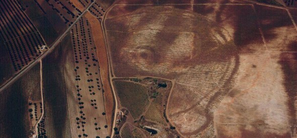 Foto aérea del yacimiento de Perdigoes realizada en 1997