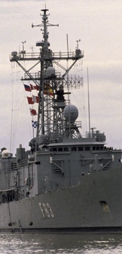 Imagen de la fragata 