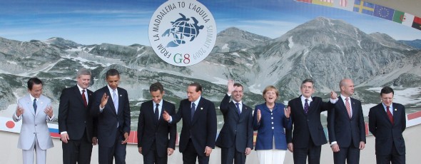 Cumbre del G-8 celebrada en L'Aquila en julio de 2009. EFE