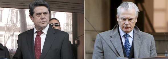 Federico Trillo y Baltasar Garzón. Efe