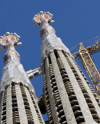 Vista de la Sagrada Familia en obras (Efe)