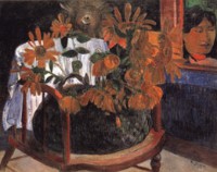 Los girasoles pintados en Tahití por Gauguin