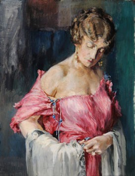 Estudio para delphos rosa  Mariano Fortuny y Madrazo. 1932