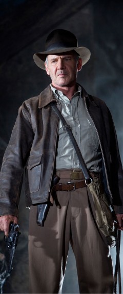 Harrison Ford interpreta a Indiana Jones.
