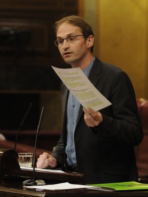 Joan Herrera, último en intervenir este martes