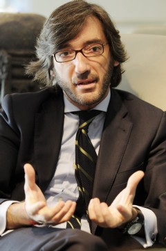 Iñaki Oyarzabal habla con EL IMPARCIAL en el Hotel Urban de Madrid. Manuel Engo