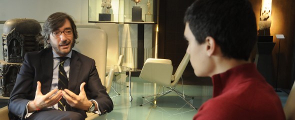 Iñaki Oyarzabal habla con EL IMPARCIAL en el Hotel Urban de Madrid. Manuel Engo