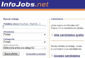 Portal de búsqueda de empleo.
